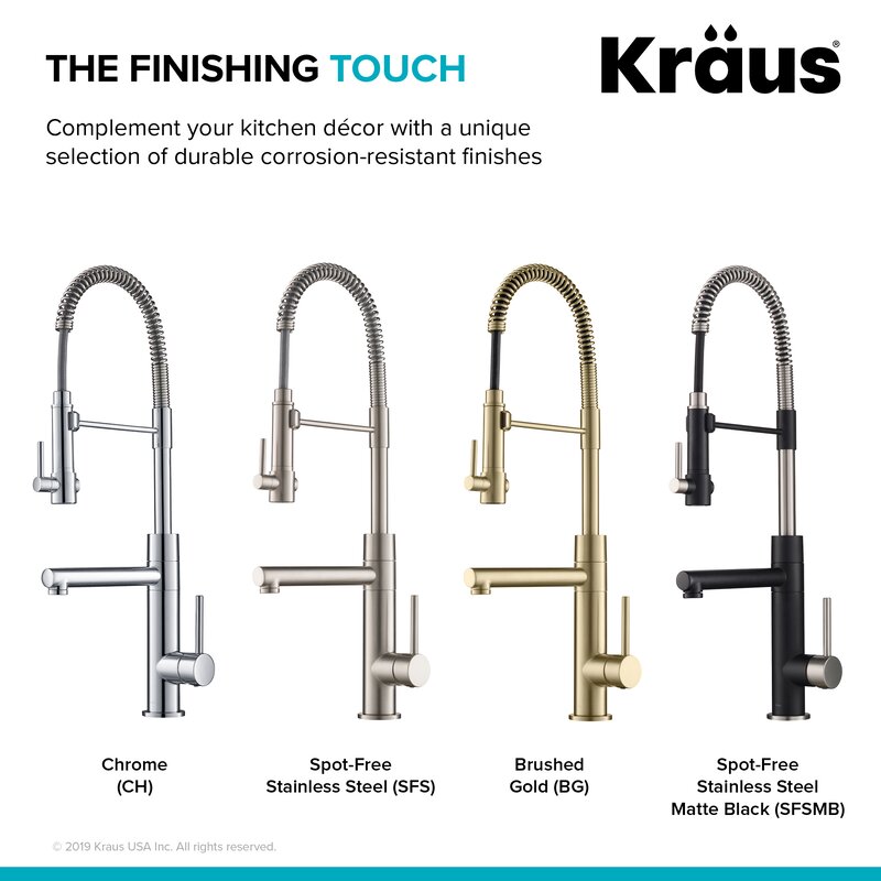 Kraus Artec Pro Pull Down Single Handle Kitchen Faucet Reviews