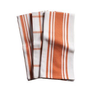 orange kitchen towels