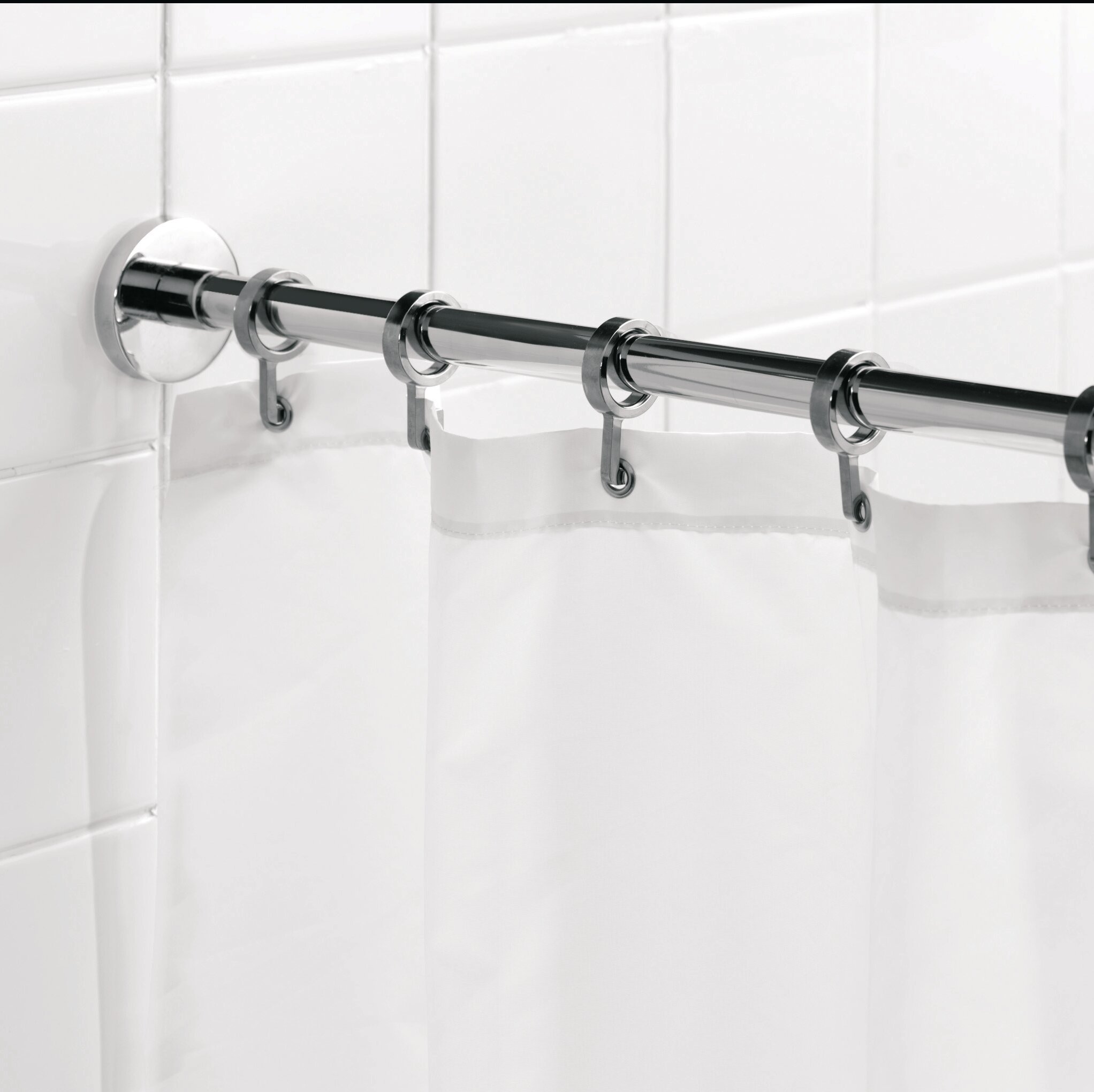 shower curtain rod holders