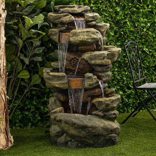 Loon Peak® Resin Fountain with LED Lights & Reviews | Wayfair