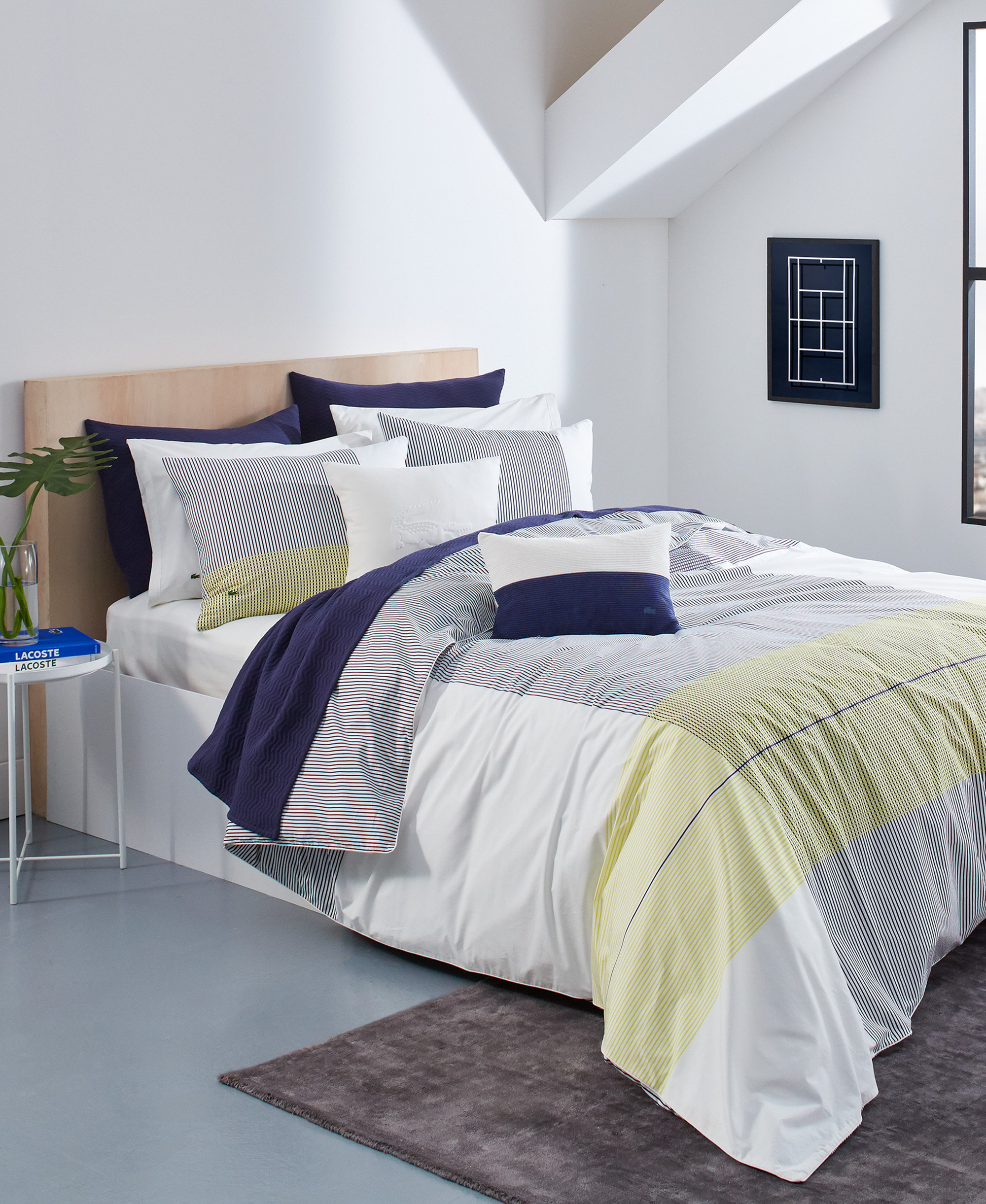 lacoste queen comforter set