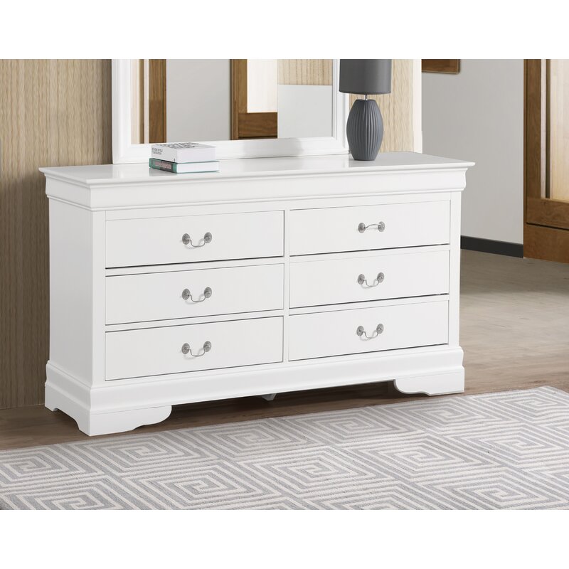 Lark Manor Babcock 6 Drawer Double Dresser Reviews Wayfair