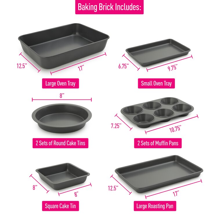 Large rectangluar Baking Tray Non Stick Cookie Sheet ovenware carbon steel Tin