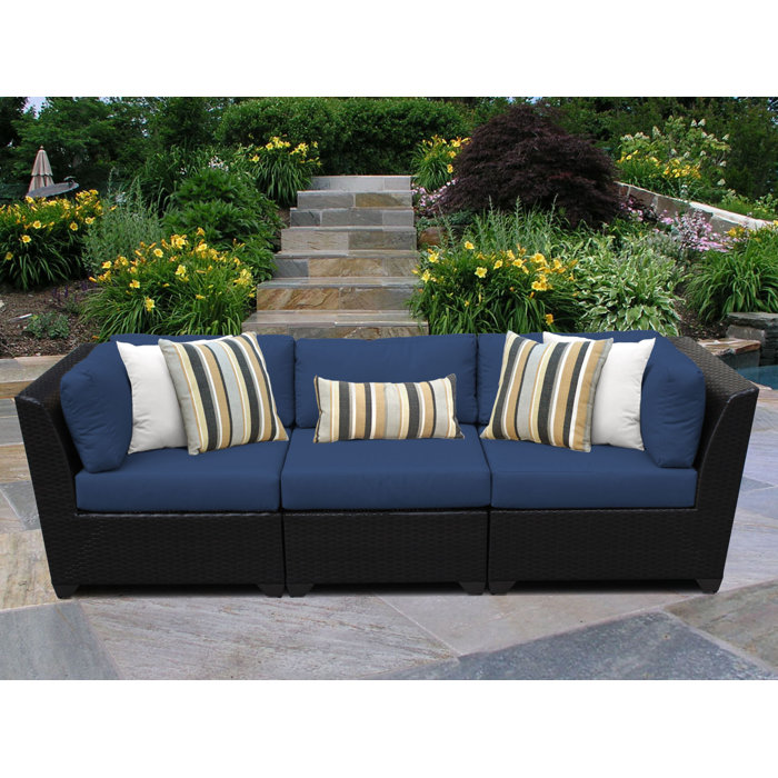 Camak Patio Sofa With Cushions