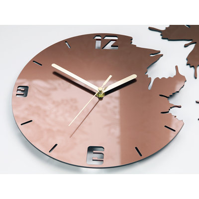 Zipcode Design Bureen 28cm Silent Wall Clock Wayfair Co Uk
