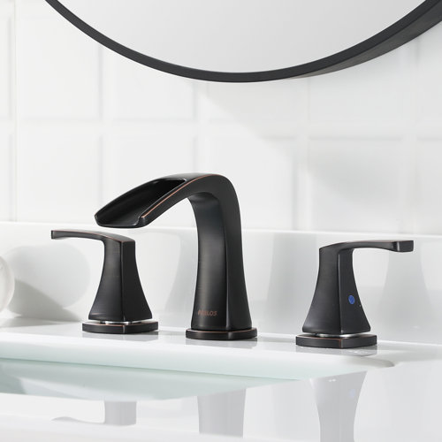 Parlos Home Parlos Widespread Bathroom Faucet With Pop Up Drain