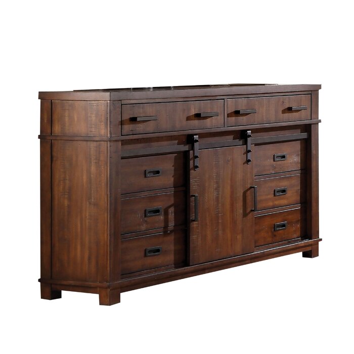 Millwood Pines Matias 8 Drawer Combo Dresser Wayfair