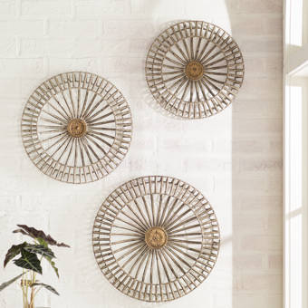 3 Piece Metal Wall Decor Set Reviews Joss Main