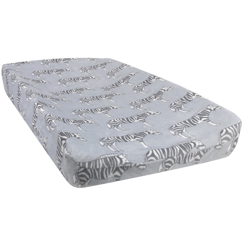 gray changing pad cover