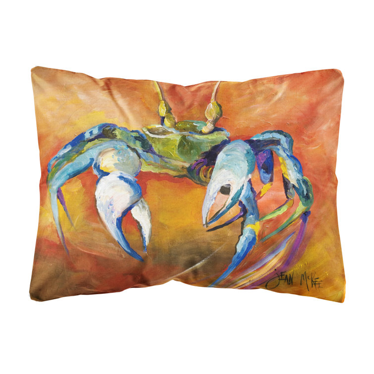 blue crab pillow