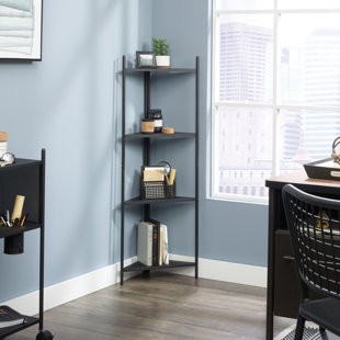 Small Bathroom Corner Shelf Wayfair Webster Corner Unit Bookcase
