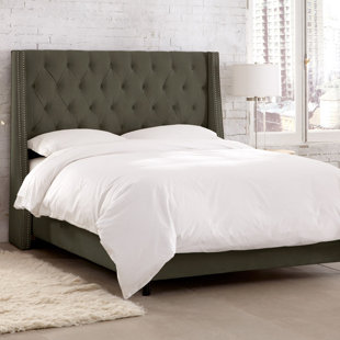 Go to store & view more images Skyline Furniture Charlotte Upholstered Panel Bed