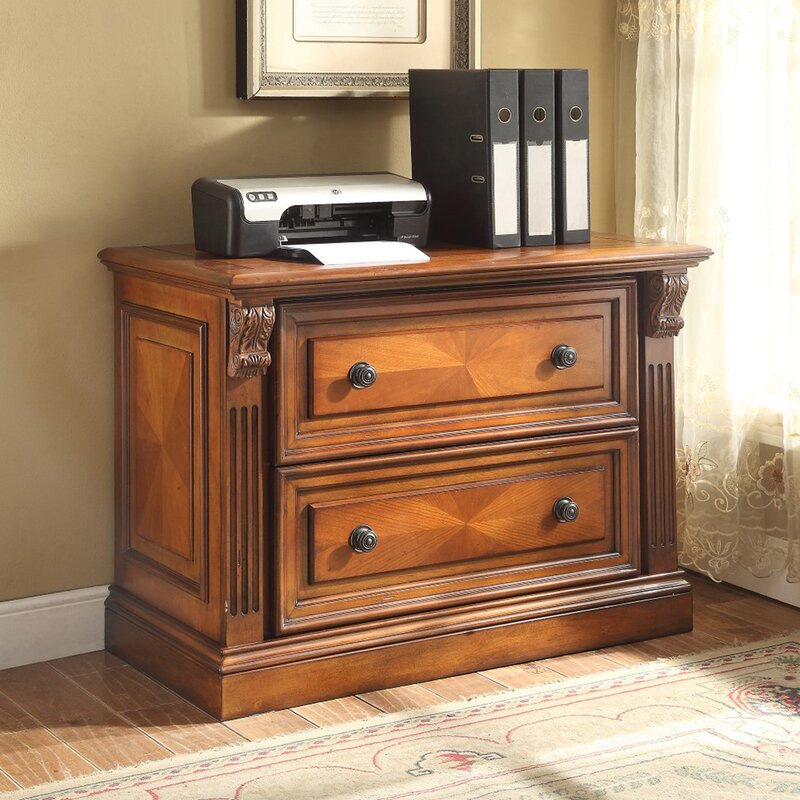 Darby Home Co Glastonbury 2 Drawer Lateral Filing Cabinet