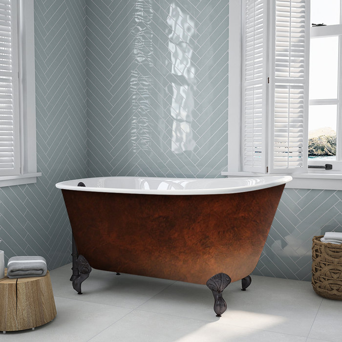 Cast Iron Clawfoot 54 X 30 Freestanding Soaking Bathtub Cast Iron Clawfoot 54 X 30 Freestanding Soaking Bathtub