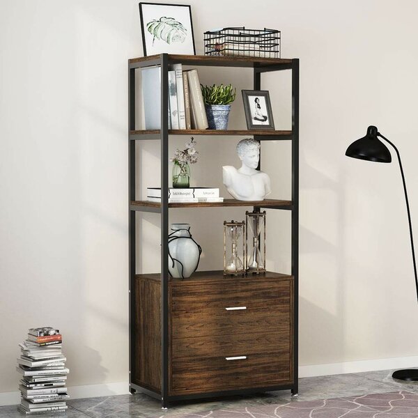 Williston Forge Suttle 4-Tier Standard Bookcase & Reviews | Wayfair