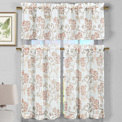French Linen Cafe Curtains Wayfair