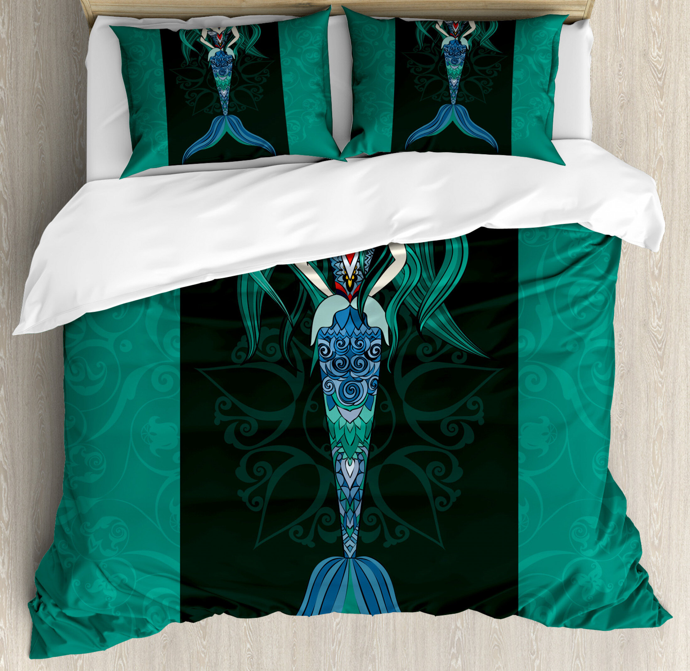 East Urban Home Mermaid Duvet Cover Set Wayfair