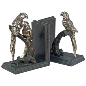 2-tlg. Buchstützen Parrot von Castleton Home