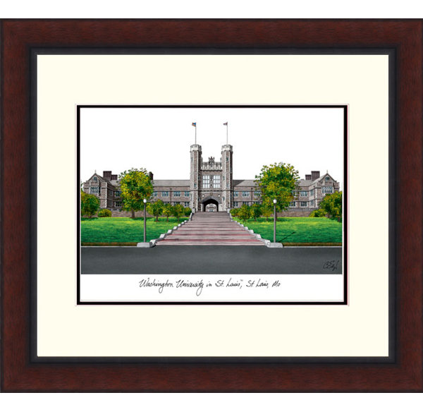 Campus Images Ncaa Washington St Louis Bears Legacy Alumnus Lithograph Picture Frame Wayfair