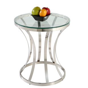 Double Ring End Table by Chintaly Imports Today Sale Only