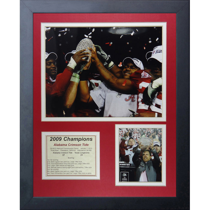 Legends Never Die 2009 Alabama Crimson Tide National Champions