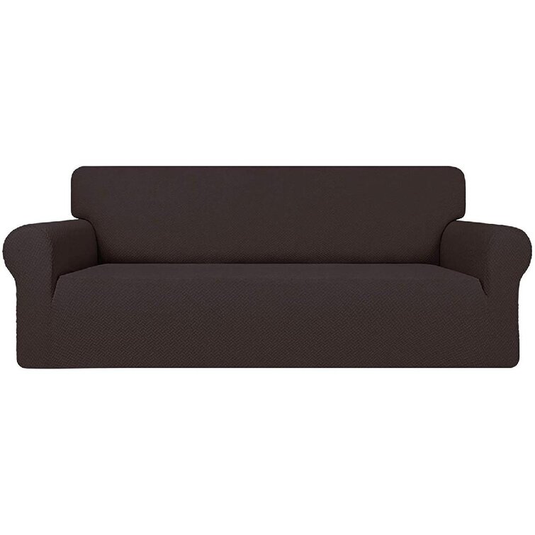 1-4 Seater Stretch Slipcover Jacquard Sofa Cover Polyester Protector Anti-Slip 