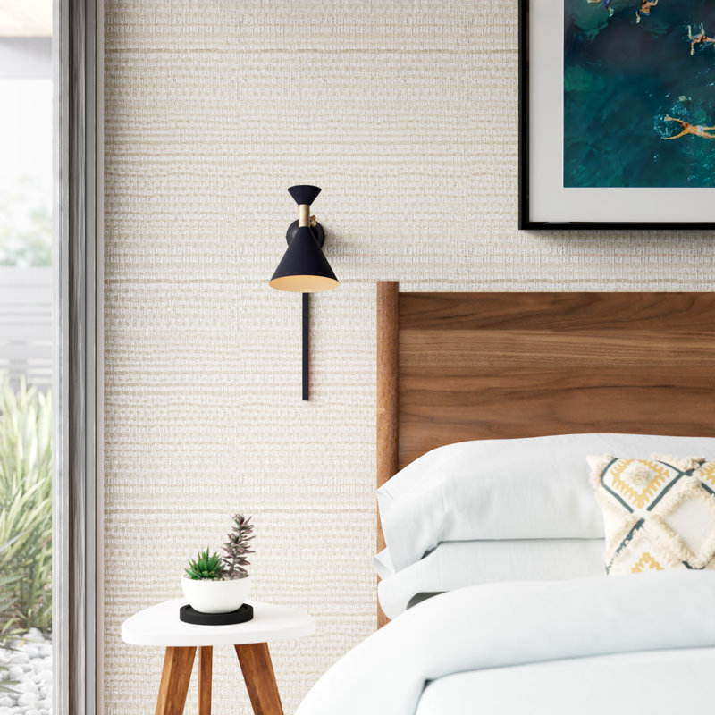 Oak Park Foil Grass 24 X 36 Texture Wallpaper Roll Allmodern