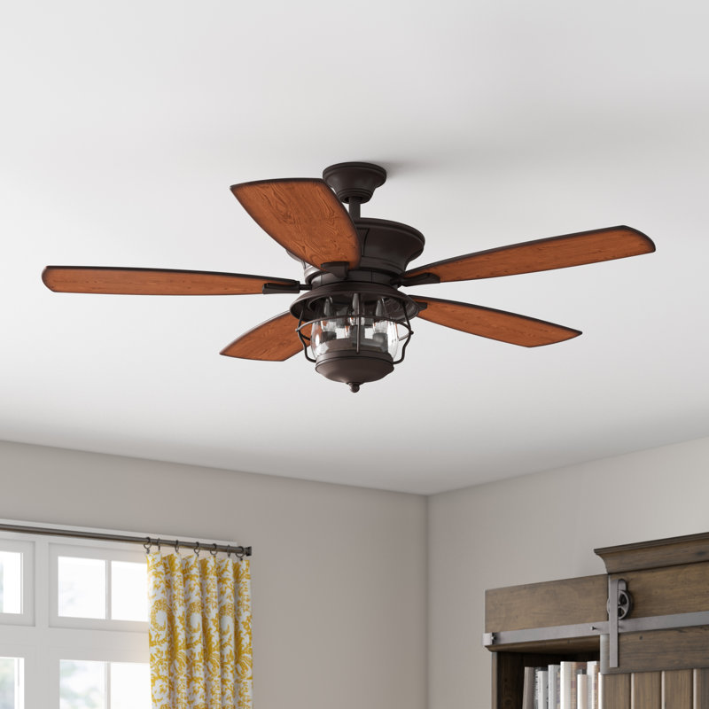 Birch Lane Heritage 52 Quebec 5 Blade Outdoor Ceiling Fan Light