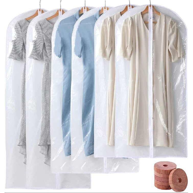 Dustproof Storage Bag Garment Dress Cover Suit Clothes Coat Hanging Protector