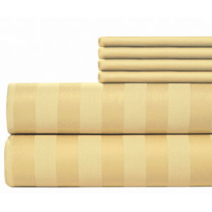 6 Piece 500 Thread Count Egyptian Quality Cotton Sheet Set