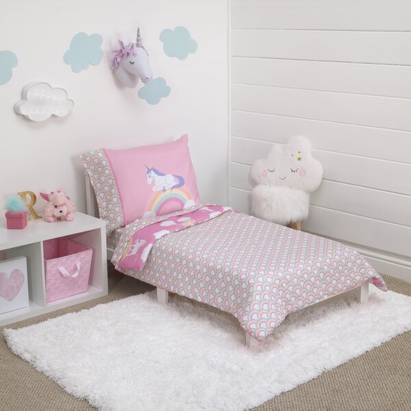 unicorn cot bed bedding set