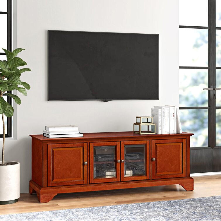 TV Stand Cabinet Classic Corner Glass for Up to 5 inch Screen Size Black New 
