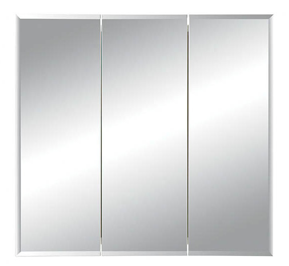 Kinard Recessed Frameless 3 Doors Medicine Cabinet With 2 Adjustable Shelves Reviews