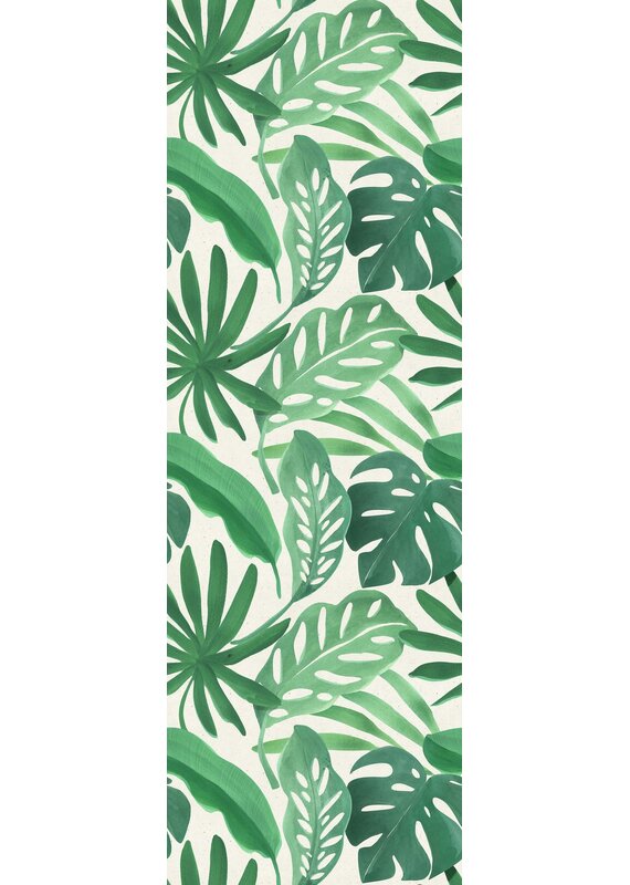 Bay Isle Home Santaana Removable Tropical Leaves 8 33 L X 25 W Peel And Stick Wallpaper Roll Wayfair