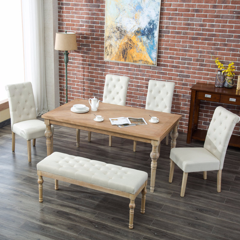 Bungalow Rose Kenleigh 6 Piece Dining Set Reviews Wayfair