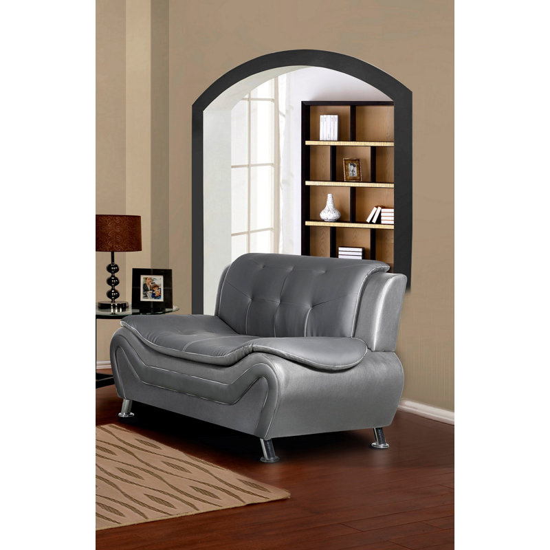 Orren Ellis Sifford 61 Wide Faux Leather Armless Loveseat Reviews Wayfair Check out our range of leather, fabric & reclining loveseat options. sifford 61 wide faux leather armless loveseat