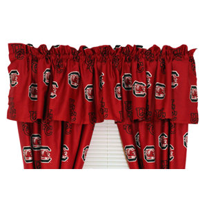 NCAA South Carolina Printed Rod Pocket Curtain Valance