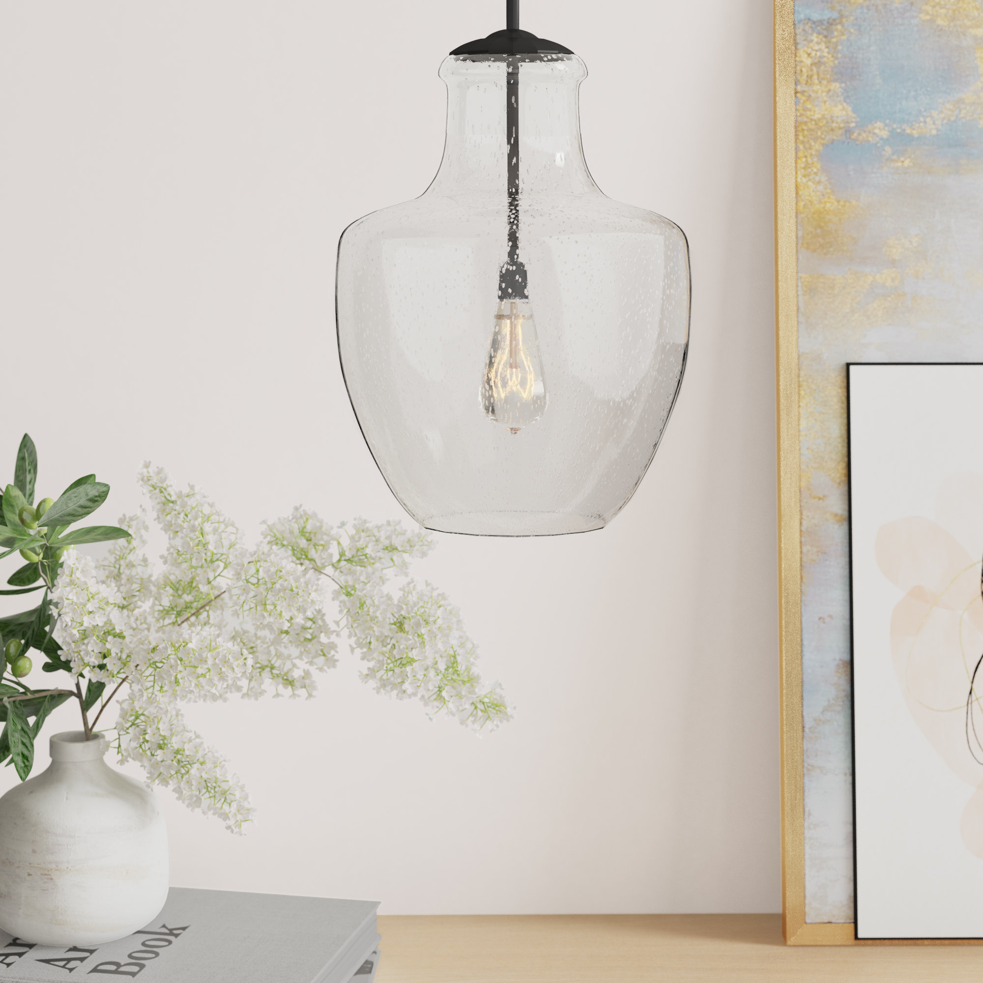 Joss Main 1 Light Single Teardrop Pendant Reviews Wayfair