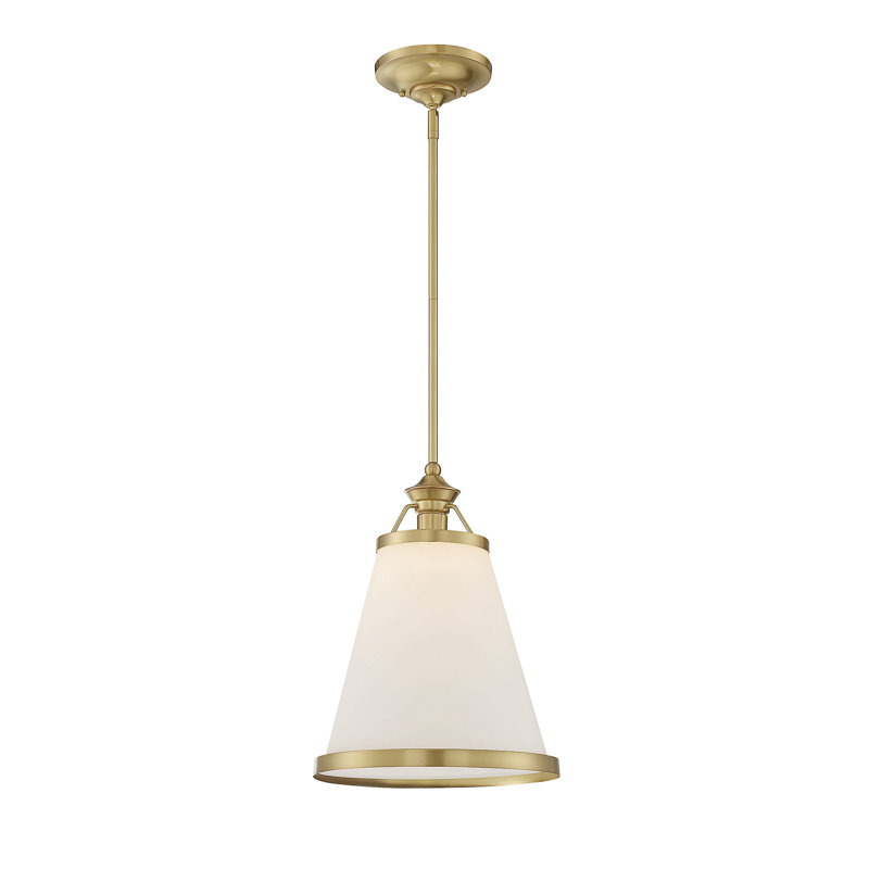 Latitude Run Kayden 1 Light Single Cone Pendant Reviews Wayfair