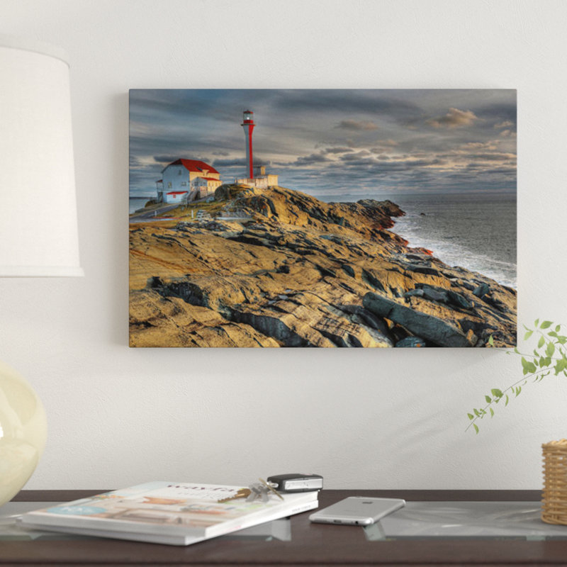 East Urban Home Cape Forchu Lightstation Yarmouth Nova Scotia Gulf Of Maine Canada Photographic Print On Canvas Wayfair