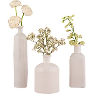 3 Piece White Table Vase review