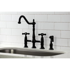 4 Hole Black Kitchen Faucets You Ll Love In 2021 Wayfair
