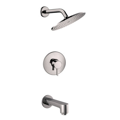 Splash Diverter Tub and Shower Faucet