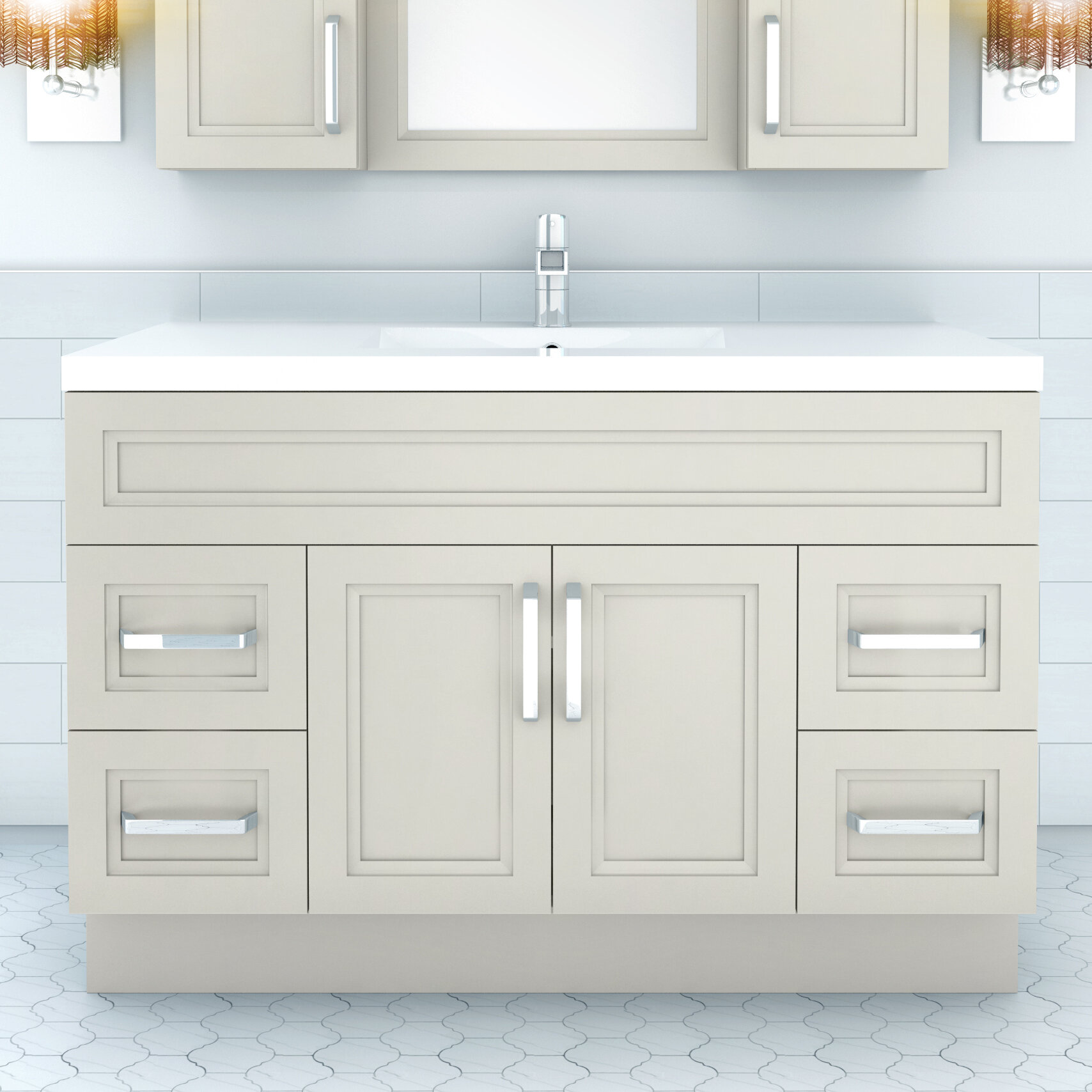 Ebern Designs Syble 48 Single Bathroom Vanity Set Reviews Wayfair