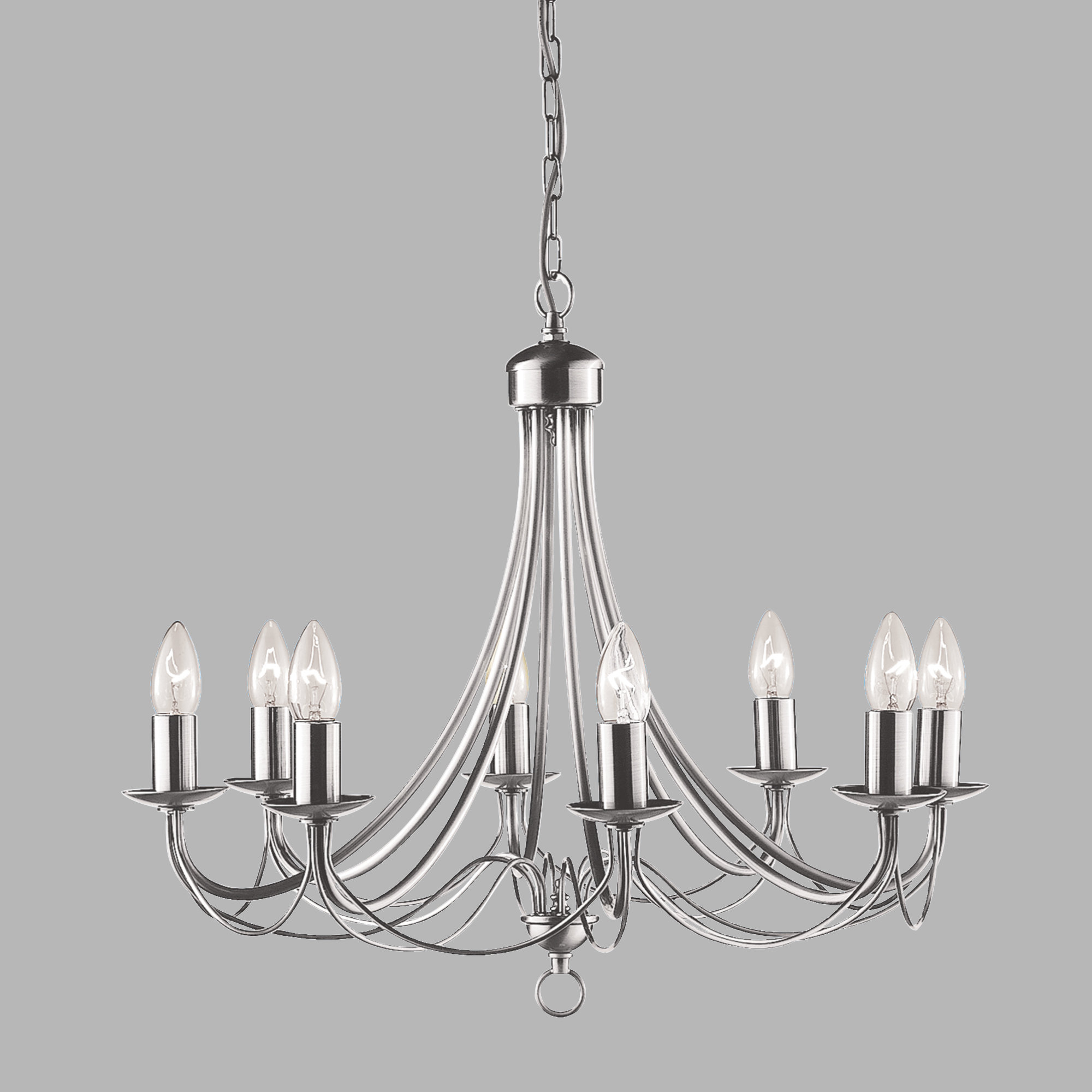 Arness 8 Light Candle Style Chandelier Arness 8 Light Candle Style Chandelier