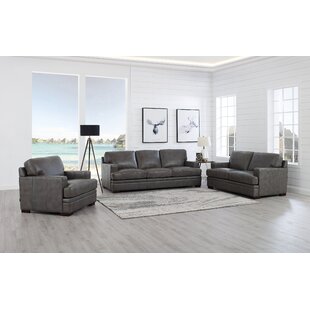 Werner 3 Piece Leather Living Room Set by 17 Stories