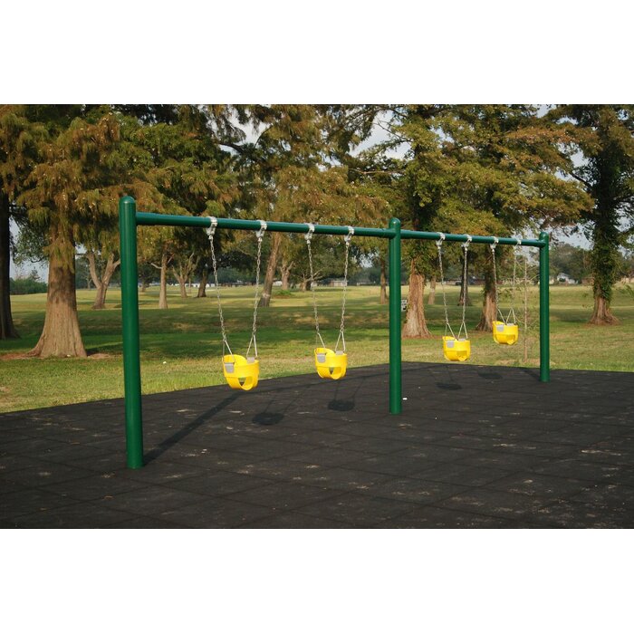 Single Post Swing Set