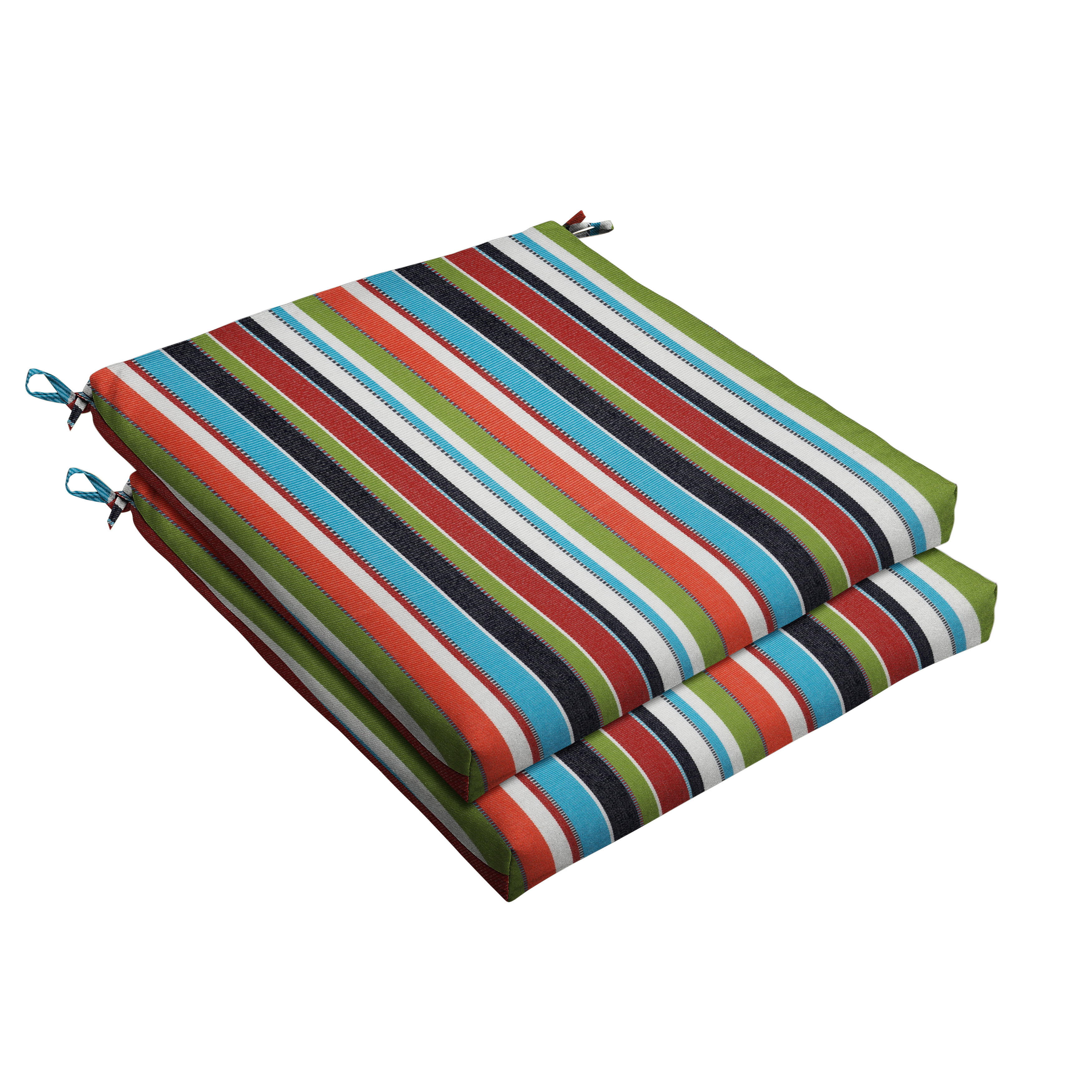 outdoor seat cushions striped