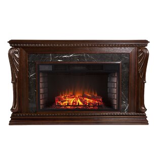 Ornelas Bolder Creek Carved Widescreen Electric Fireplace By Astoria Grand