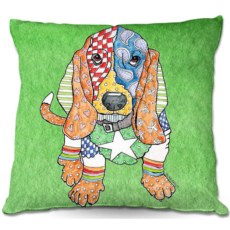 basset hound pillow